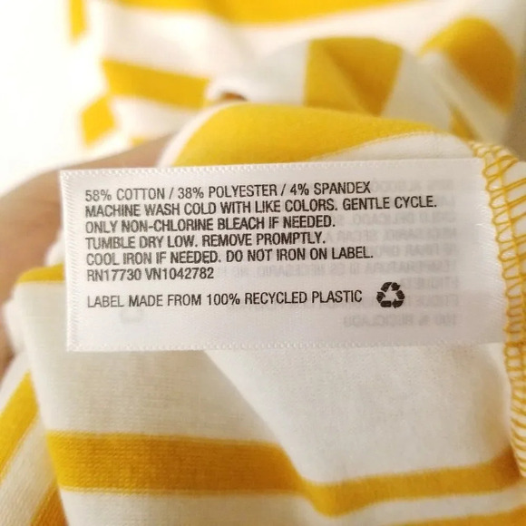 NEW Universal Thread & Co Tank Top Women's Large Squash Stripe Cami Cross Back - Picture 8 of 9